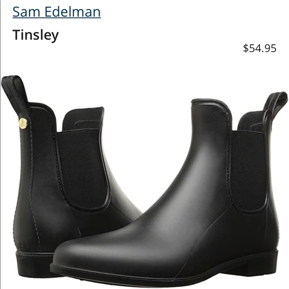 BNWOB Sam Edelman Chelsea Rain Boot (Tinsley) - Picture 3 of 4